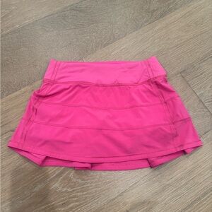 lululemon athletica Pace Rival Pink Mini Skirt